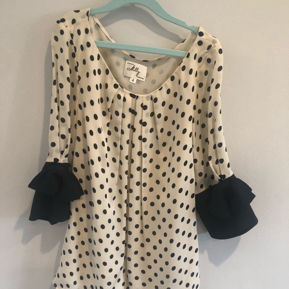 COPY - Milly Polka-dot blouse